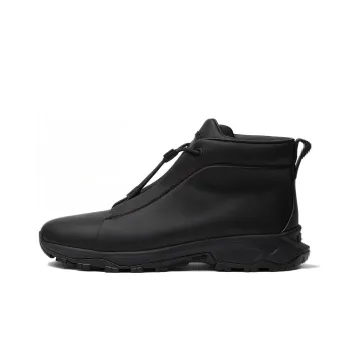 Zegna Triple Stitch High Top Casual Shoes Men's Black