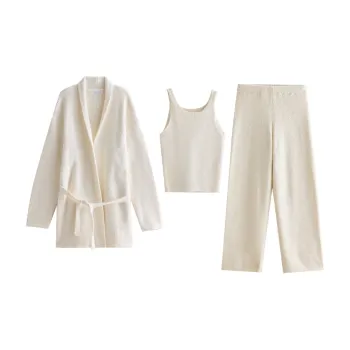 Same Language Pajama Set Women's Orange White