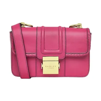 RADLEY Cow Leather Shoulder Bag Crossbody Bag Small Size Women's Fuchsia