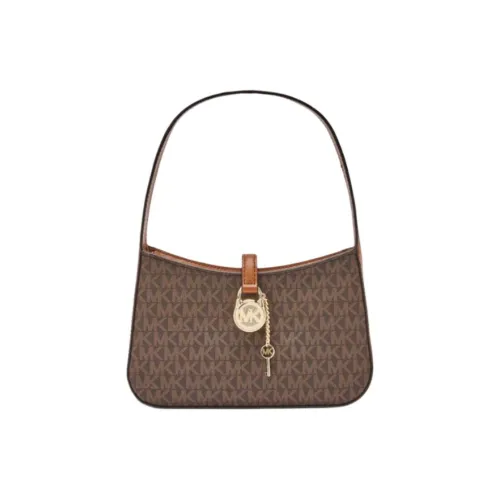 MICHAEL KORS Lyra Artificial Leather Shoulder Saint Bag Handbag Shoulder Saint Bag Small Size Women's Brown
