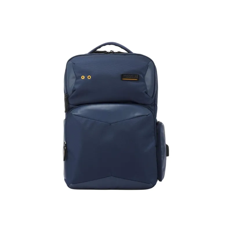 AMERICAN TOURISTER Polyester Backpack Unisex Marine Blue-0