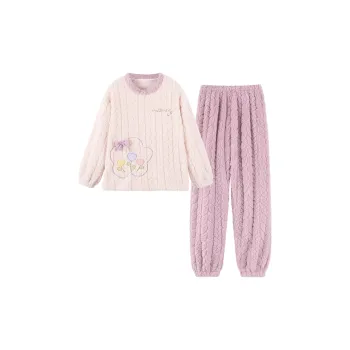 Sleeping Beauty Pajama Set Women's Violet