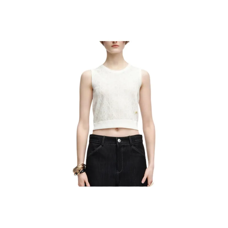 KARL LAGERFELD FW24 Tank Top Women's White-2
