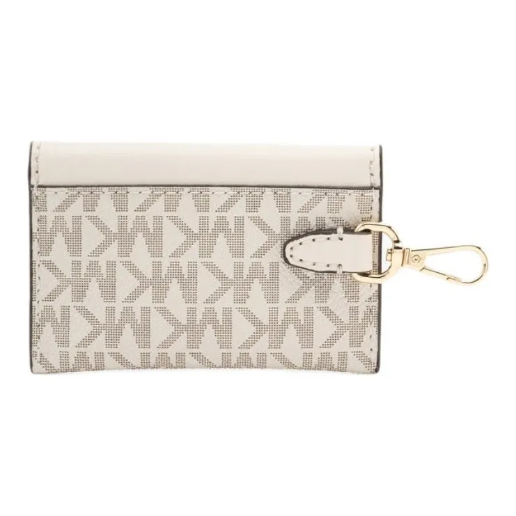 MICHAEL KORS Cow Leather Shoulder Bag Crossbody Bag Small Size Women's Ivory-4