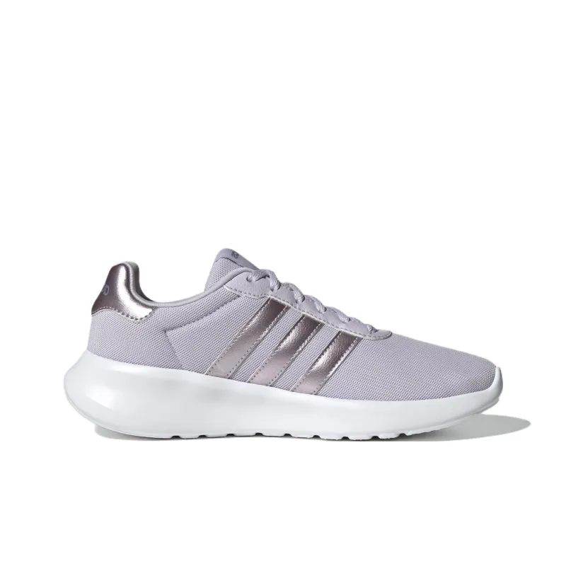 Adidas LITE RACER 3.0 Anti-Slip Wear-Resistant Low-Top Running Shoes Women's Light Purple-1