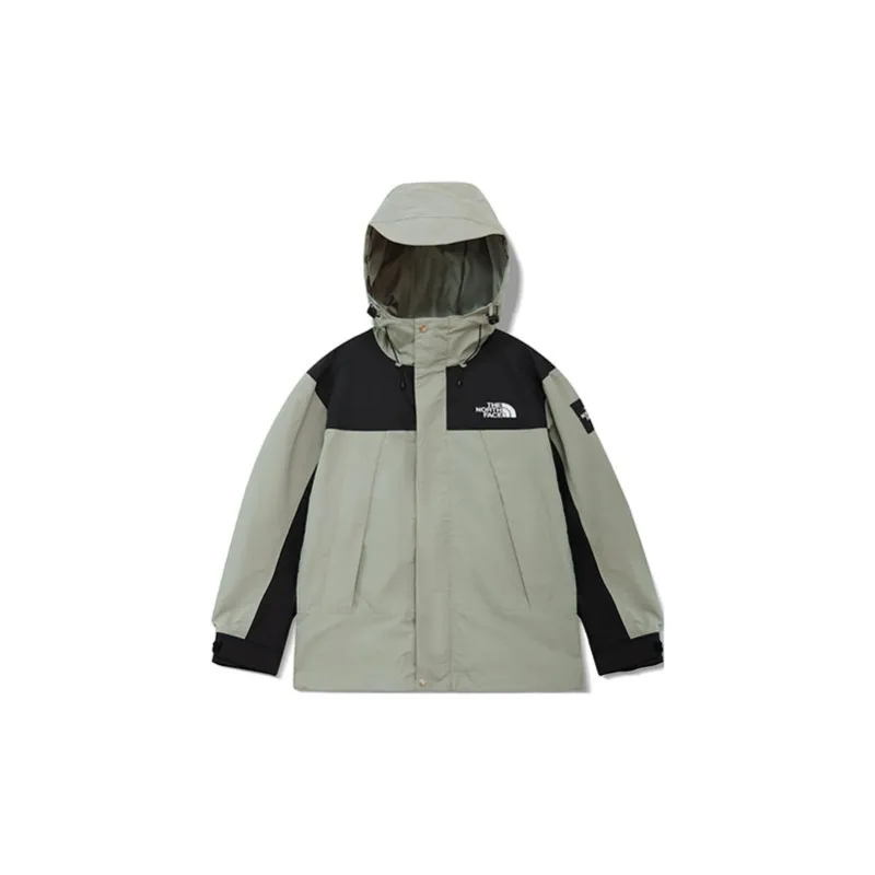 THE NORTH FACE Windbreaker Jackets Unisex Light Grass Green Shopping Bag Included-1