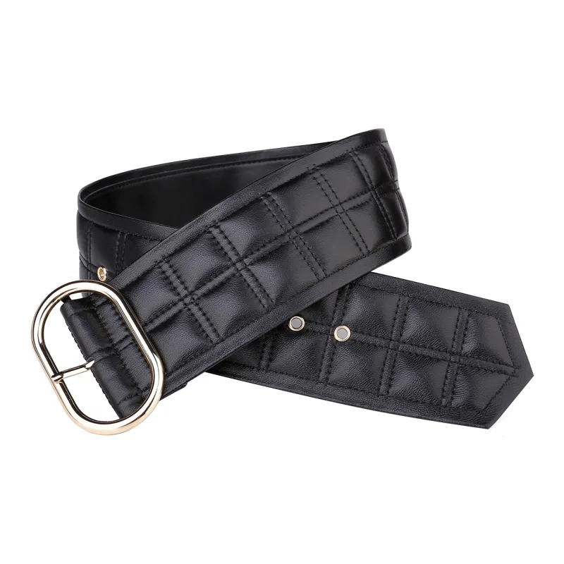 Jaylen Oos Sheepskin Leather Belts Women's 7.4cm-1
