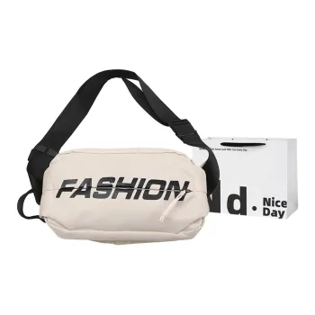 SWIMADE Nylon Crossbody Bag, Shoulder Bag, Fanny Pack, Sling Bag Regular Unisex White/Black/Red/Yellow