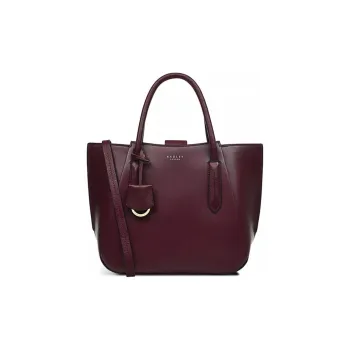 RADLEY Cow Leather Tote Bag Shopping Bag Shoulder Bag Crossbody Bag Handbag Medium Size Women's Red Brown