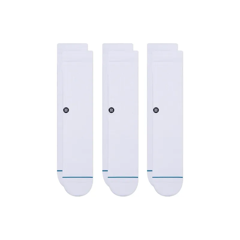 Stance Crew Socks 3 Pack Men's White-4
