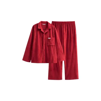 Same Language Pajama Set Men's Vermilion Tassel