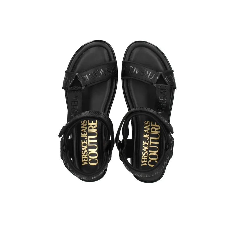 VERSACE JEANS Mallory Strap Sandals Women's Black-4