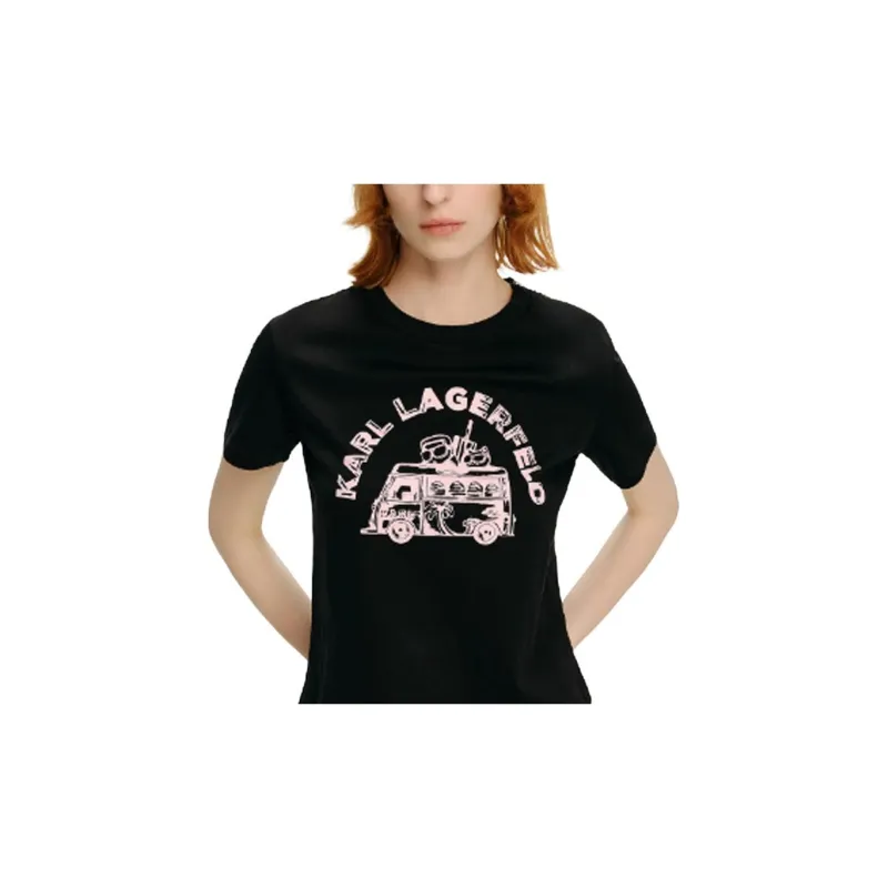 KARL LAGERFELD T Shirt Women's Black-3