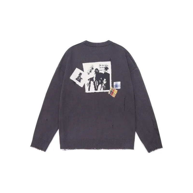 Guuka Sweaters Unisex Dark Gray-1