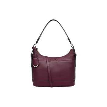 RADLEY Cow Leather Handbag Shoulder Bag Crossbody Bag Medium Size Women's Red Brown