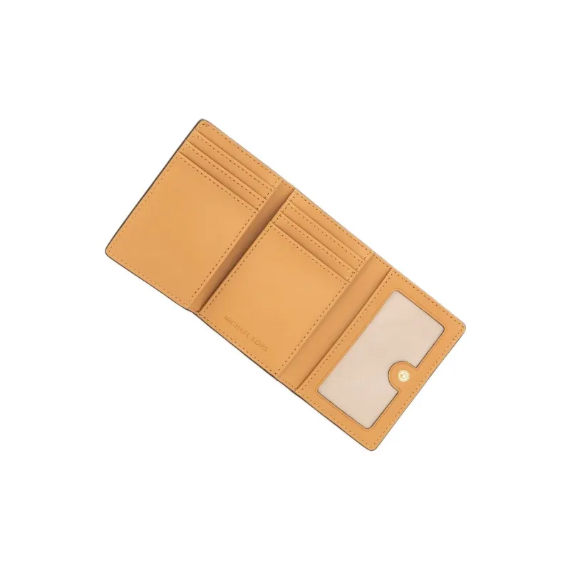 MICHAEL KORS Jet Set Travel Cow Leather Wallet Medium Size Women's Brown-4
