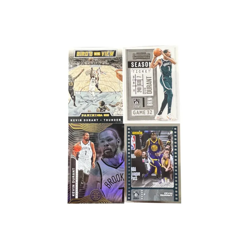 PANINI League Offensive Kaleidoscope Kevin Durant Multi Collection Refractor Player Card Rare Sports Cards 4 Pcs-0