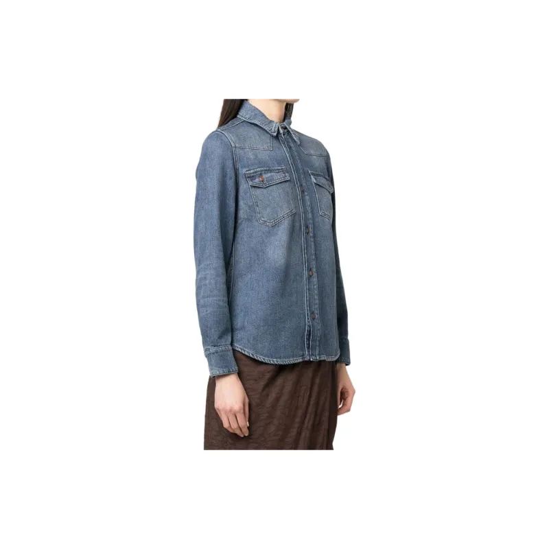 Chloé Shirts Women's Blue-2