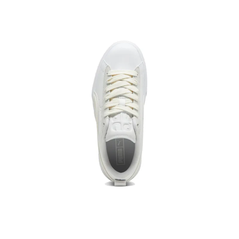 PUMA Maze Anti Slip Wear Resistant Low Top Skateboard Shoes Women's White-3