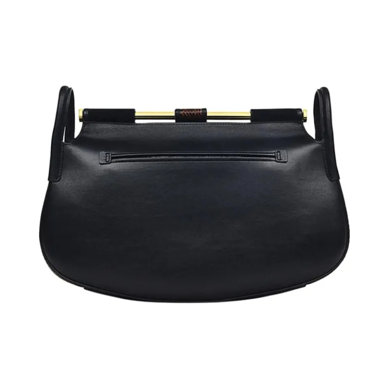 RADLEY Cow Leather Shoulder Bag Crossbody Bag Medium Size Women's Black-1