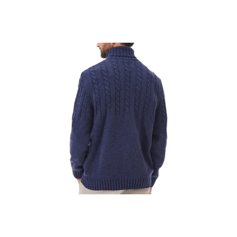 BARBOUR FW24 Knitwear Men's Dark Color Denim-3