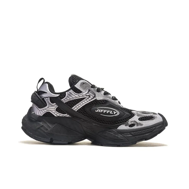 Jifffly Cushioned Slip-Resistant Breathable Lightweight Height Increasing Low-Top Chunky Sneakers Unisex-29