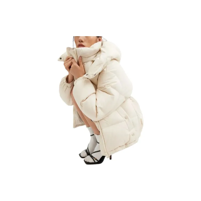 COACH FW24 Down Jacket Women's Cream-4