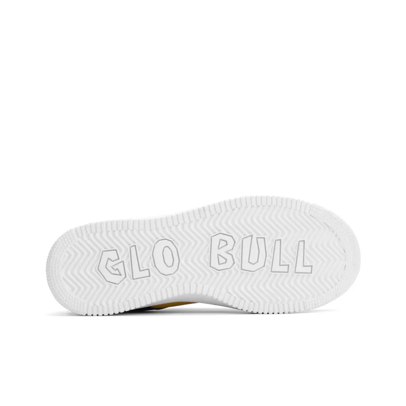 GLO BULL Skateboard Shoes Unisex Low Top Black Yellow-5