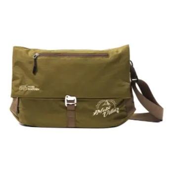 MOBI GARDEN Polyamide Shoulder Bag Crossbody Bag Unisex Olive Oil Green/Night Black