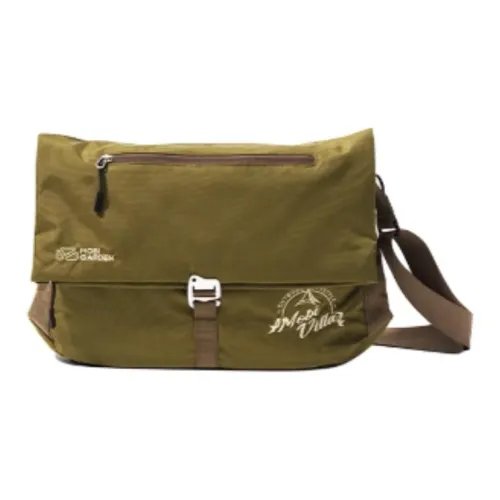 MOBI GARDEN Polyamide Shoulder Bag Crossbody Bag Unisex Olive Oil Green/Night Black