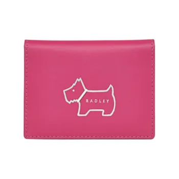 RADLEY Cow Leather Wallet Small Size Women's Fuchsia