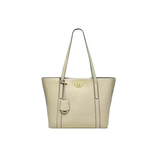 RADLEY Cow Leather Tote Bag Shopping Bag Shoulder Bags Medium Size Women's Beige
