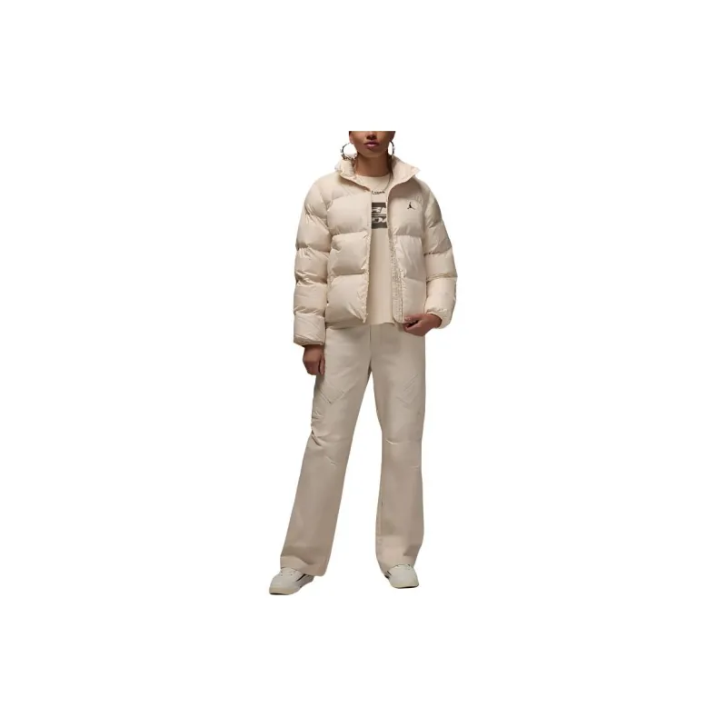 Jordan Puffer Puffer Jacket Women's Legendary Light Brown/Black-2