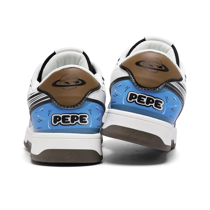 Pepe The Frog Cushioned Wear-Resistant Breathable Low-Top Skateboard Shoes Unisex-23