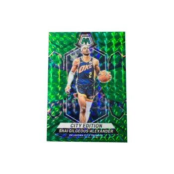 PANINI Thunder Core Alexander SGA Mosaic Collection Green Mosaic Fold Player Card Rare Sports Cards 1 Pc