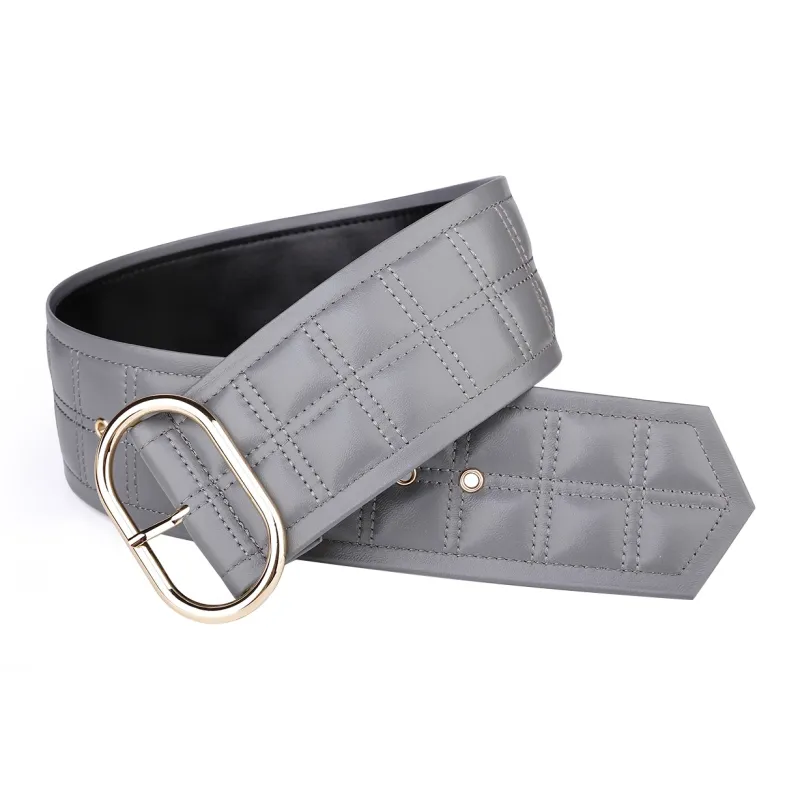 Jaylen Oos Sheepskin Leather Belts Women's 7.4cm-15