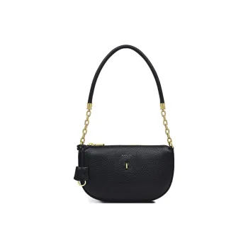 RADLEY Cow Leather Handbag Shoulder Bag Medium Size Women's Black