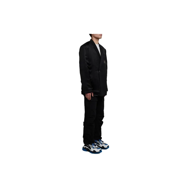 Balenciaga SS22 Business Suits Coats Unisex Black-4