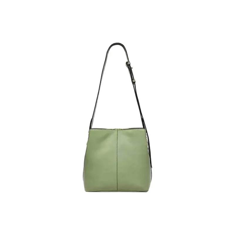 RADLEY Cow Leather Bucket Bags Shoulder Bag Crossbody Bag Medium Size Women's Green-1