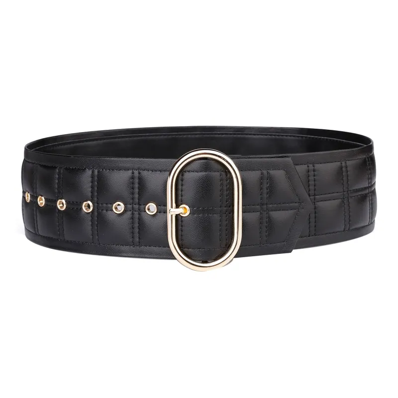 Jaylen Oos Sheepskin Leather Belts Women's 7.4cm-0