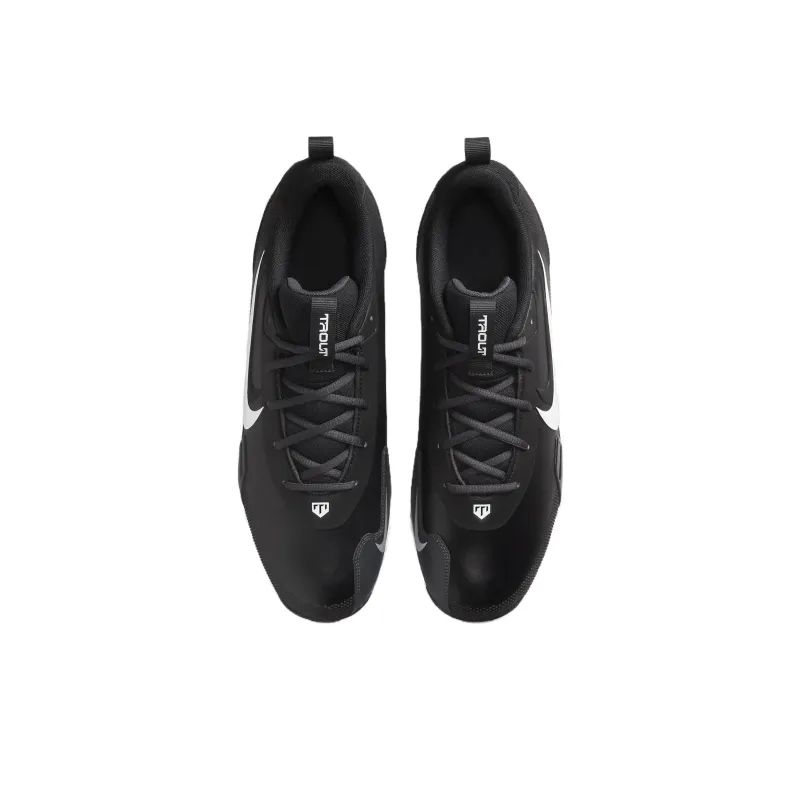Nike Force Trout 9 Elite Mcs Black Anthracite White Metallic Silver-3