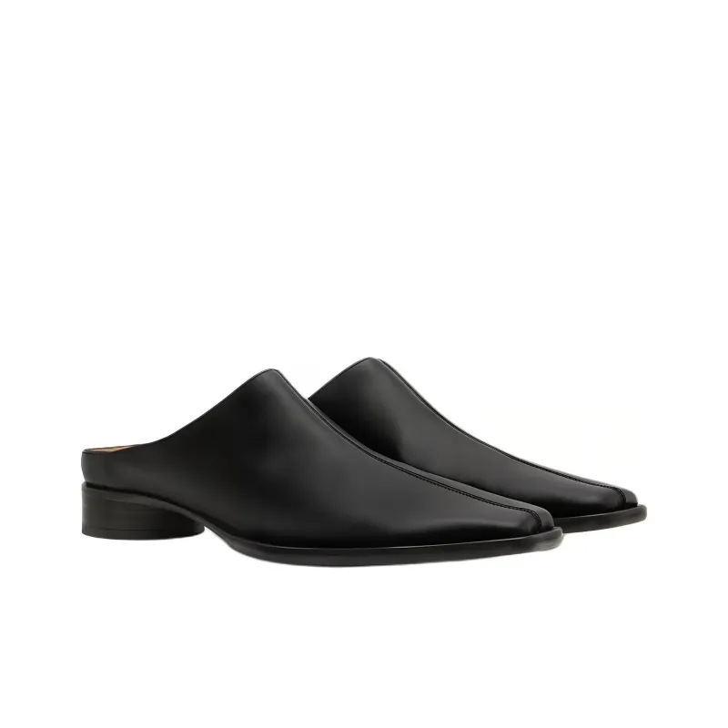 MM6 Maison Margiela Wrap toe Slippers Men's Black-2