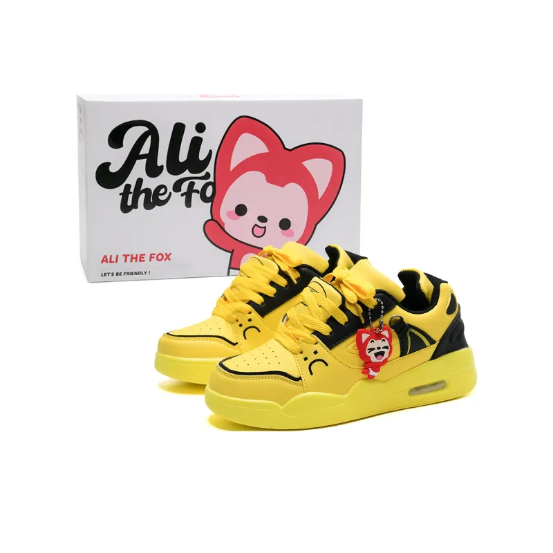 ALI THE FOX Low Top Skateboard Shoes Unisex-0