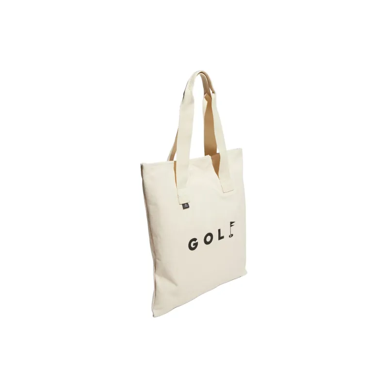 Adidas Cotton Tote Bag Shopping Bag Crossbody One Shoulder Handbags Unisex Natural-2