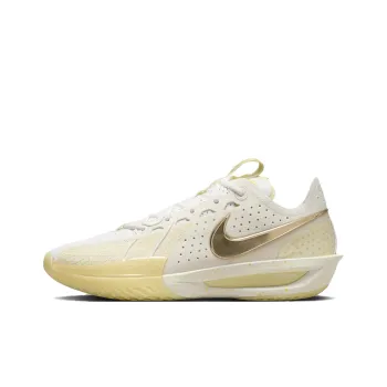 Nike Air Zoom G.T. Cut 3 Anti Slip Wear Resistant Low Top Basketball Shoes Unisex Yellow