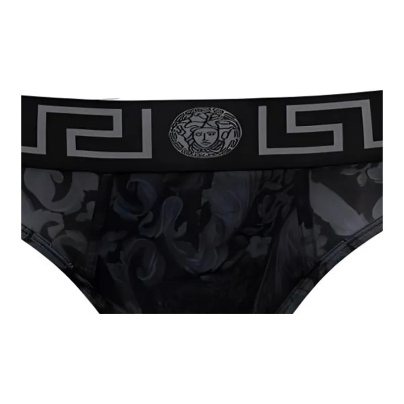 VERSACE Barocco Printed Elasticated Waist Brief-5