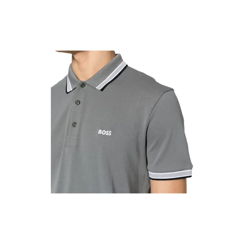 HUGO BOSS Polo Shirt Men's Gray-4
