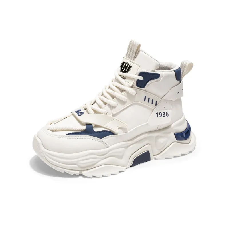 HACKBUTEER High Top Chunky Sneakers Men's-2