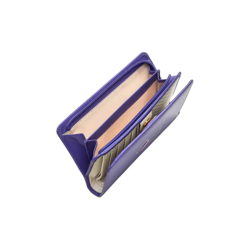 RADLEY Cow Leather Wallet Women's Purple-3