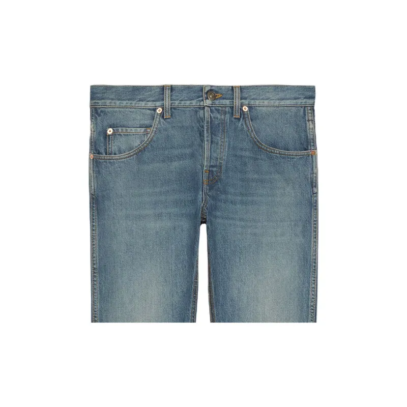 GUCCI Jeans Men Blue-4